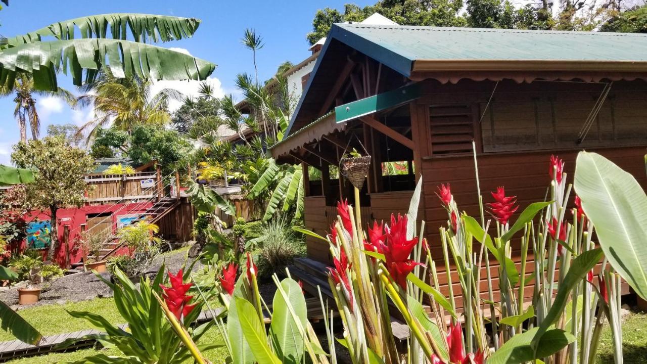 Les Bananes Vertes Ecolodges Saint-Claude Exterior foto