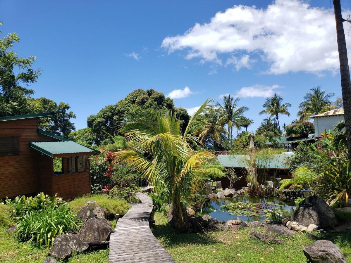 Les Bananes Vertes Ecolodges Saint-Claude Exterior foto